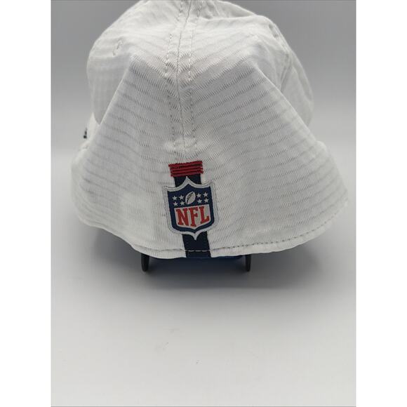 New England Patriots Flex Hat 2024 Training Camp New Era 39THIRTY L/XL NWT White - Picture 3 of 6